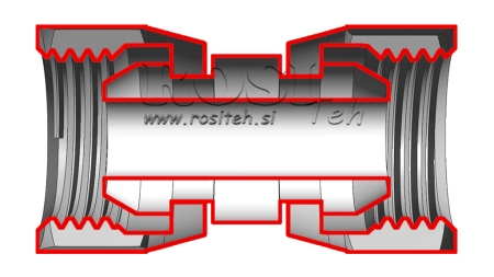 HYDRAULICKÁ DVOJITÁ OTOČNÁ MATICE 1/2
