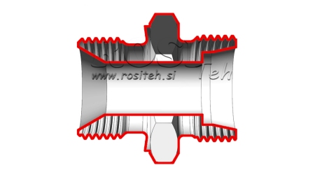 ΥΔΡΑΥΛΙΚΗ ΔΙΠΛΗ ΒΑΛΒΙΔΑ AS20-BSP3/4