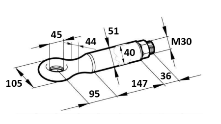 ΣΤΡΟΦΙΛΟΣ ΡΥΜΟΥΛΚΗΤΗΣ FI45 6000/1100KG