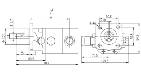 ΥΔΡΑΥΛΙΚΗ ΑΝΤΛΙΑ HI-LO 16GPM 12.9 CCM + 4.1 CCM ΔΕΞΙΑ