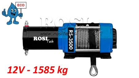 12 V ΗΛΕΚΤΡΙΚΌ ΒΑΡΟΎΛΚΟ RS-3500 - 1585 kg - ΣΥΝΘΕΤΙΚΌ ΣΧΟΙΝΊ - ECO