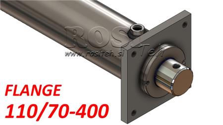 ΥΔΡΑΥΛΙΚΟΣ ΚΥΛΙΝΔΡΟΣ ΜΕ ΠΛΑΚΑ ΣΤΗΡΙΞΗΣ 110/70-400