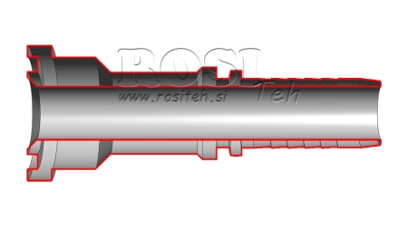 CONEXIUNE HIDRAULICĂ KOMATSU DREAPTĂ DN16MM-FLANȘAT 5/8