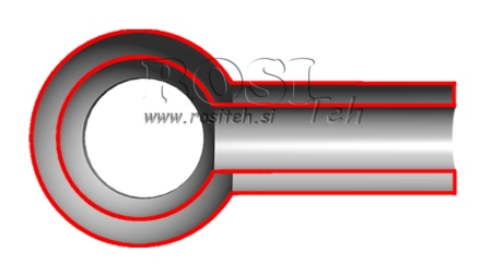ΜΕΤΑΛΛΙΚΟΣ ΣΩΛΗΝΑΣ BANJO 1/2 45mm