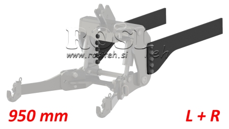 ΚΑΘΟΛΙΚΗ ΚΟΝΣΟΛΑ ΣΤΕΡΕΩΣΗΣ ΓΙΑ ΕΜΠΡΟΣΘΙΑ ΥΔΡΑΥΛΙΚΑ ΤΡΑΚΤΟΡΑ CAT. 2 & CAT. 3 (950 mm)