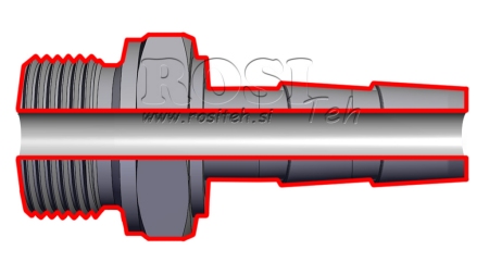 ΥΔΡΑΥΛΙΚΟΣ ΑΡΣΕΝΙΚΟΣ ΣΥΝΔΕΤΗΡΑΣ 1 1/2 ΓΙΑ ΛΑΣΤΙΧΕΝΙΟ ΣΩΛΗΝΑ ΔΙΑΜΕΤΡΟΥ 40
