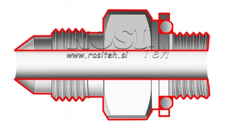 HYDRAULICKÝ REDUKTOR 1/2 JIC74°-3/8 GAS