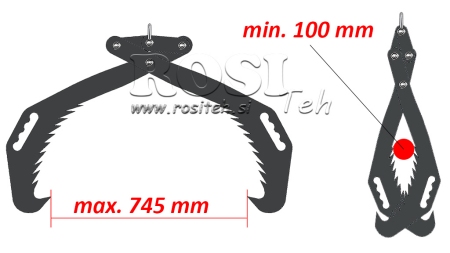 ΧΕΙΡΟΚΙΝΗΤΗ ΓΡΑΠΗ ΔΑΣΟΚΟΜΙΚΗΣ HD70 (700 MM) - ΒΑΜΜΈΝΗ