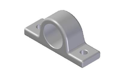 HALTER FÜR TELESCOPIC ZYLINDER FI45