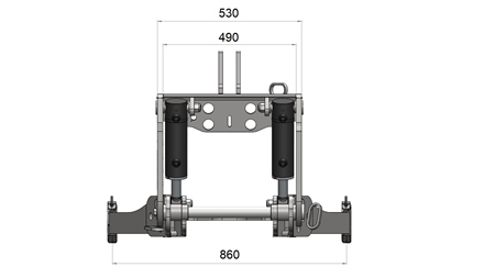 ΜΠΡΟΣΤΙΝΑ ΥΔΡΑΥΛΙΚΑ UNIVERSAL KIT CAT. 3 ΓΙΑ ΤΡΑΚΤΕΡ 2500 KG