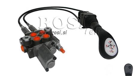 JOYSTICK 1x ΚΟΥΜΠΙ ΜΕ ΠΟΥΛΕΡ 3 μ ΚΑΙ ΥΔΡΑΥΛΙΚΗ ΒΑΛΒΙΔΑ 2xP40 λ. ΕΠΙΠΕΔΟ
