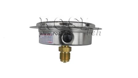 MANOMETR DN100 ZADNÍ 0 - 1 BAR - 1/2