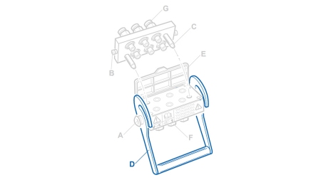 ΜΟΧΛΟΣ ΓΙΑ MULTI-FASTER 4,6ΔΡΟΜΩΝ ΣΤΑΘΕΡΟ ΜΕΡΟΣ