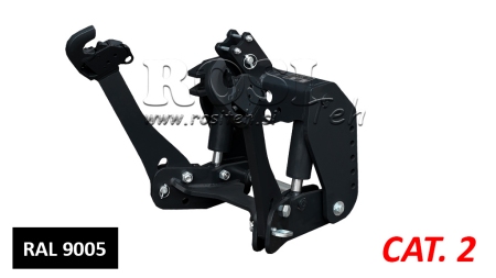 ΜΠΡΟΣΤΙΝΑ ΥΔΡΑΥΛΙΚΑ UNIVERSAL KIT 2KAT ΓΙΑ ΤΡΑΚΤΕΡ 1500KG - ΜΑΥΡΟ (RAL 9005)