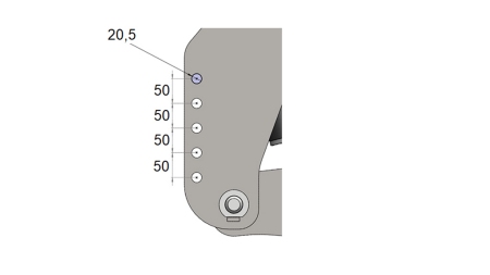 ΜΠΡΟΣΤΙΝΑ ΥΔΡΑΥΛΙΚΑ UNIVERSAL KIT 2KAT ΓΙΑ ΤΡΑΚΤΕΡ 1500KG - ΜΠΛΕ (RAL 5017)