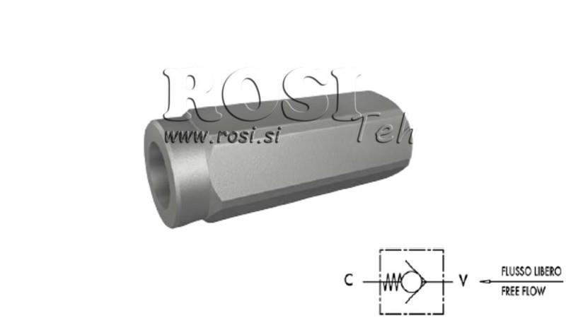 VARNOSTNI VENTIL ZA HLADILNIK 1'' BY-PASS 5 bar