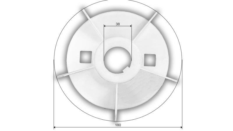 VETERNICA ELEKTROMOTORJA MS 132