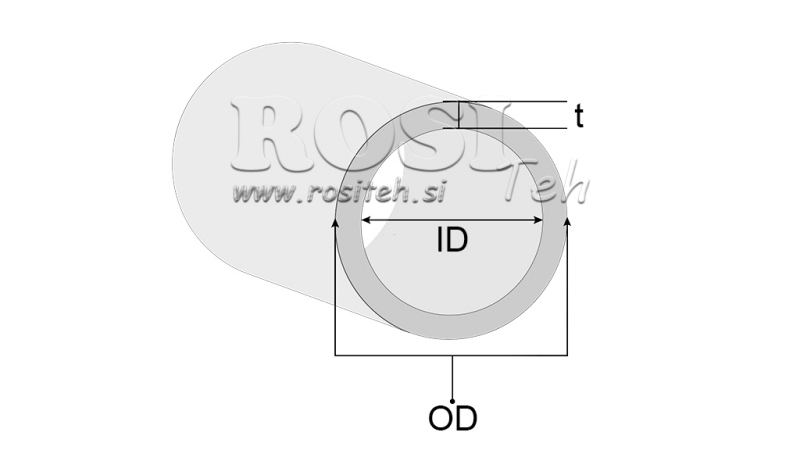 ΧΟΝΑΡΙΣΜΕΝΟΣ ΣΩΛΗΝΑΣ H9 ΓΙΑ ΥΔΡΑΥΛΙΚΟ ΚΥΛΙΝΔΡΟ 100/115 - 7,5mm (1000mm)