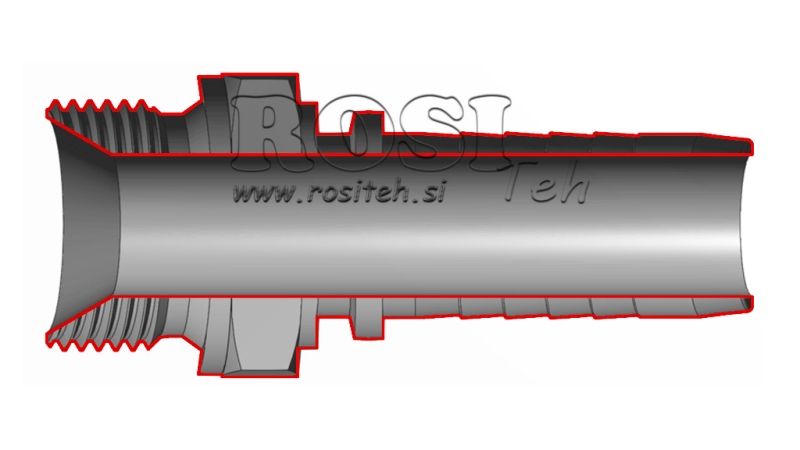 HYDRAULICKÉ PŘIPOJENÍ BSP MUŽ DN5-1/8