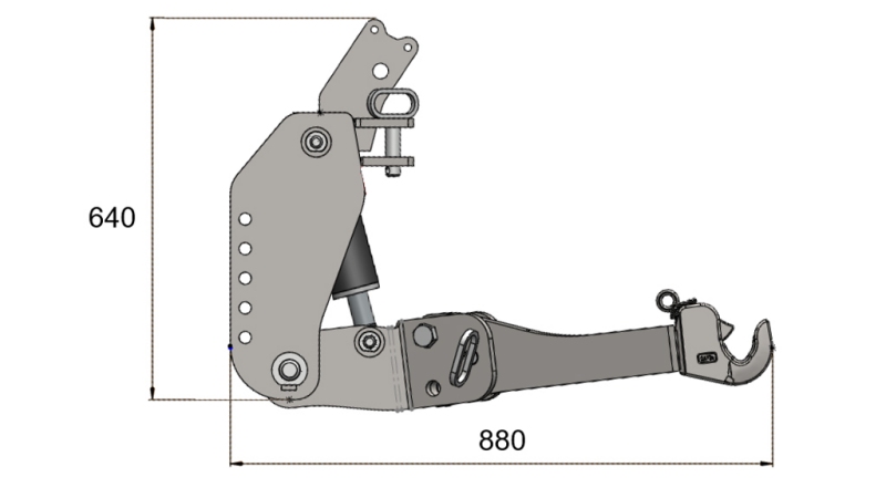ΜΠΡΟΣΤΙΝΑ ΥΔΡΑΥΛΙΚΑ UNIVERSAL KIT FLEX 2KAT ΓΙΑ ΤΡΑΚΤΕΡ 1500KG