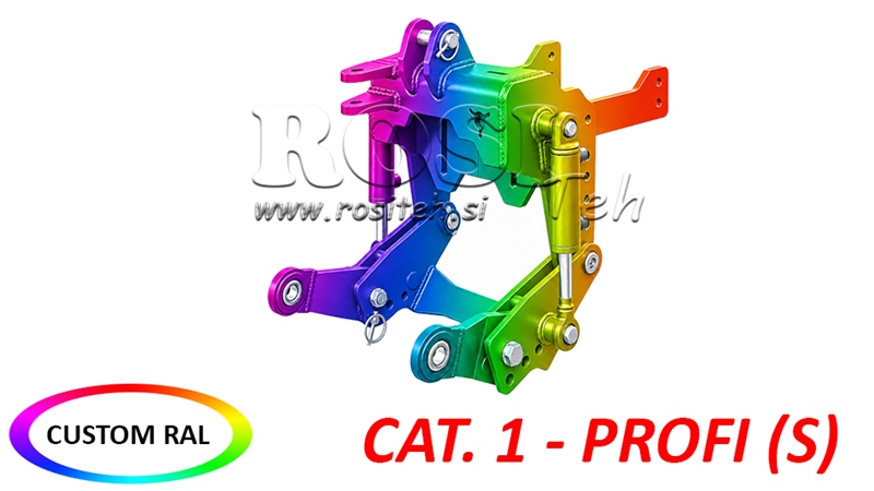 ΜΠΡΟΣΤΙΝΑ ΥΔΡΑΥΛΙΚΑ UNIVERSAL KIT CAT. 1 - PROFI STANDARD ΓΙΑ ΤΡΑΚΤΕΡ 800 KG (RAL ΤΗΣ ΕΠΙΛΟΓΗΣ ΣΑΣ)