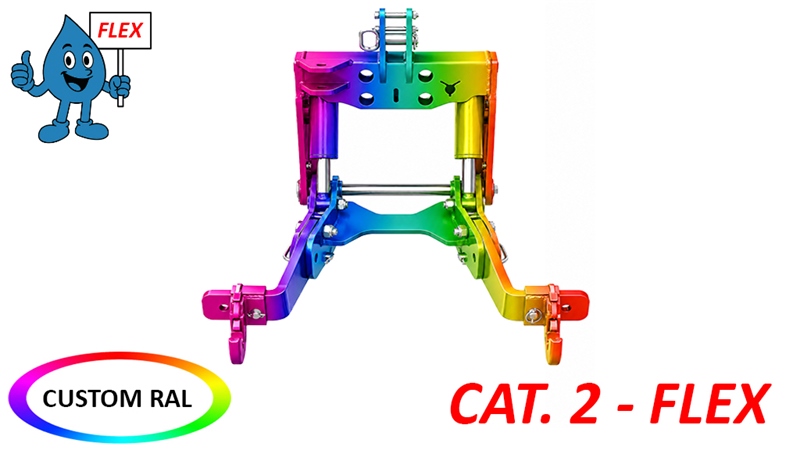 ΜΠΡΟΣΤΙΝΑ ΥΔΡΑΥΛΙΚΑ UNIVERSAL KIT CAT. 2 - FLEX ΓΙΑ ΤΡΑΚΤΕΡ 1500 KG (RAL ΤΗΣ ΕΠΙΛΟΓΗΣ ΣΑΣ)