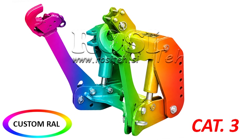 ΜΠΡΟΣΤΙΝΑ ΥΔΡΑΥΛΙΚΑ UNIVERSAL KIT CAT. 3 ΓΙΑ ΤΡΑΚΤΕΡ 2500 KG (RAL ΤΗΣ ΕΠΙΛΟΓΗΣ ΣΑΣ)