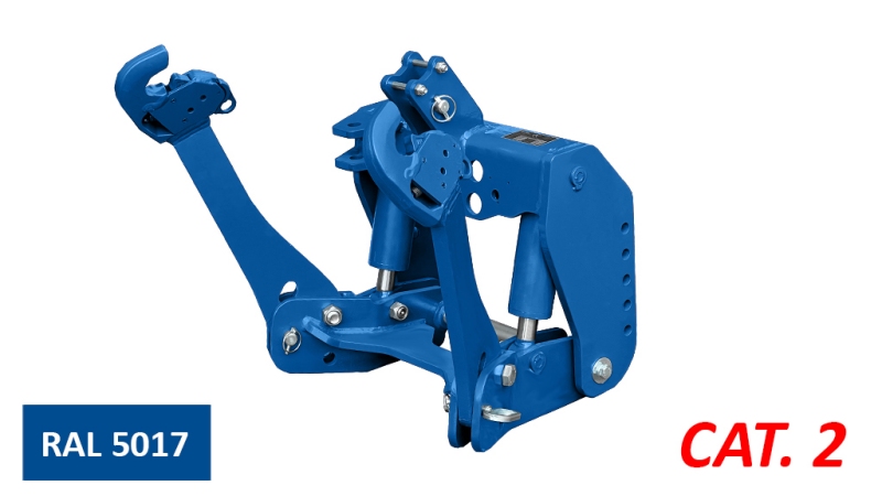 ΜΠΡΟΣΤΙΝΑ ΥΔΡΑΥΛΙΚΑ UNIVERSAL KIT 2KAT ΓΙΑ ΤΡΑΚΤΕΡ 1500KG - ΜΠΛΕ (RAL 5017)