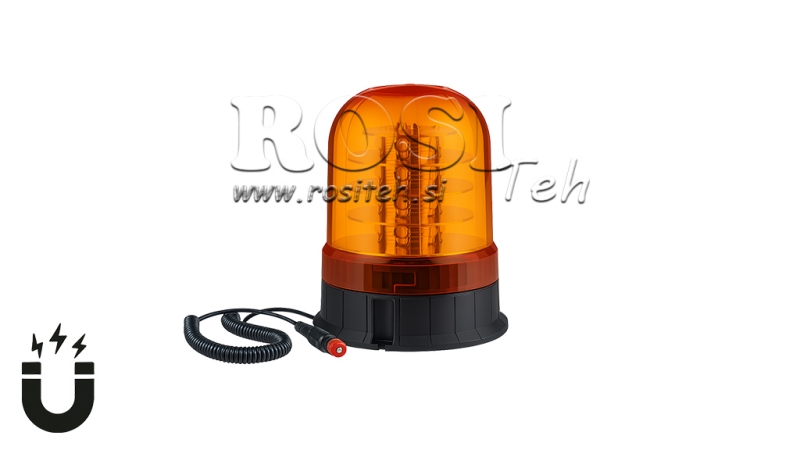 ROTERENDE LYS MAGNETISK 12V