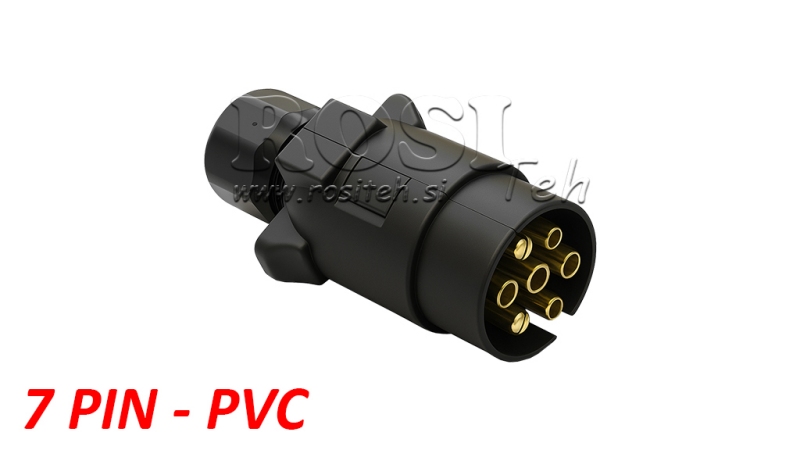 7-PINS STEKKER PVC