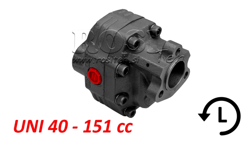 ΥΔΡΑΥΛΙΚΗ ΑΝΤΛΙΑ ΧΥΤΟΥ ΣΙΔΗΡΟΥ UNI40-151CC-190 BAR ΑΡΙΣΤΕΡΗ