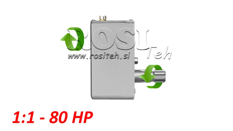 PŘEVODOVKA TRAKTORU - INVERZE 1:1 (80HP-60KW) ŽENSKÁ-MUŽSKÁ