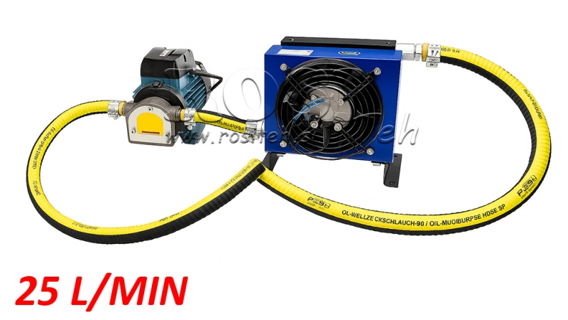 HLADILNÍ SYSTÉM HIDRAVLIČNÍHO OLEJE 25 LIT/MIN 230V