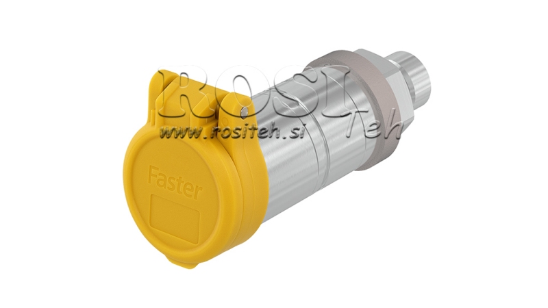 GUL BESKYTTENDE DEKSEL PVC HUNN RASK KOBLING PUSH PULL