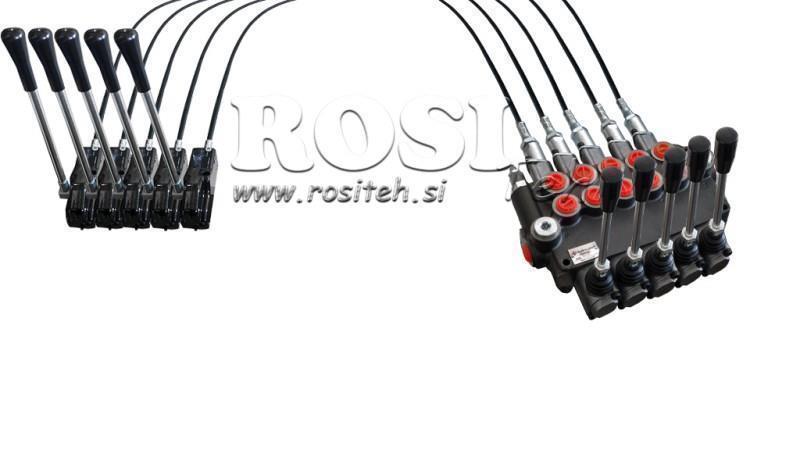 JOYSTICK ΔΙΠΛΗΣ ΛΑΒΗΣ 3 m ΥΔΡΑΥΛΙΚΗ ΒΑΛΒΙΔΑ 5xP80 λίτρα