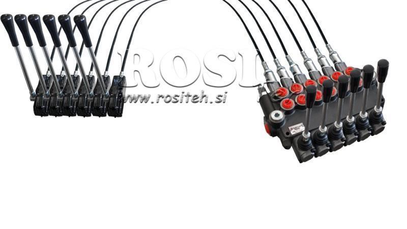 JOYSTICK ΔΙΠΛΗΣ ΛΑΒΗΣ 2 μ ΥΔΡΑΥΛΙΚΗ ΒΑΛΒΙΔΑ 6xP80 λίτρα