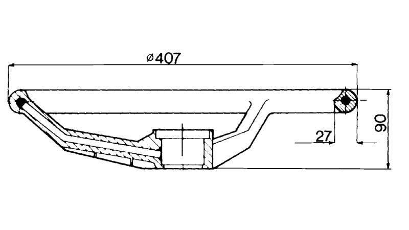 ΤΙΜΟΝΙ ΔΙΑΜΕΤΡΟΥ 400 - h 90