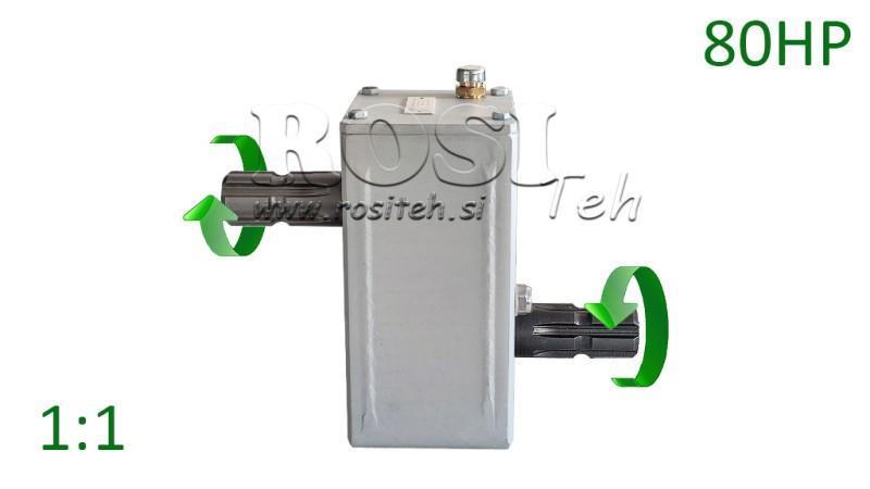 ΜΕΙΩΤΗΣ ΤΡΑΚΤΕΡ - ΑΝΤΙΣΤΡΟΦΗ 1:1 (80HP-60kW) ΑΝΔΡΙΚΟΣ-ΑΝΔΡΙΚΟΣ