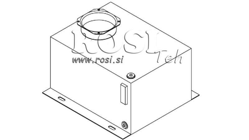 METALLRESERVOAR LÅDA PP 30 LITER HORIZONTAL-VERTIKAL