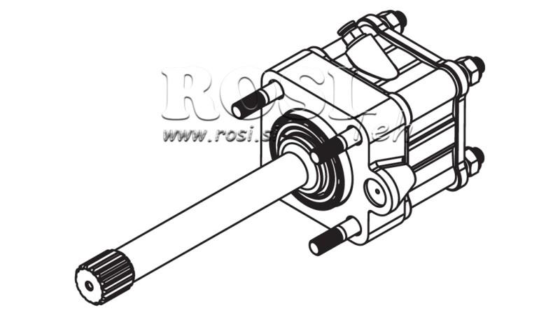 UTGÅNG FÖR HYDRAULISK PUMP - MAN ROTERDAR