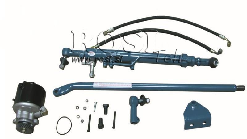 ZESTAW POMOCNICZEJ KIEROWNICY HYDRAULICZNEJ FORD 5000 Z ORYGINALNĄ POMPĄ