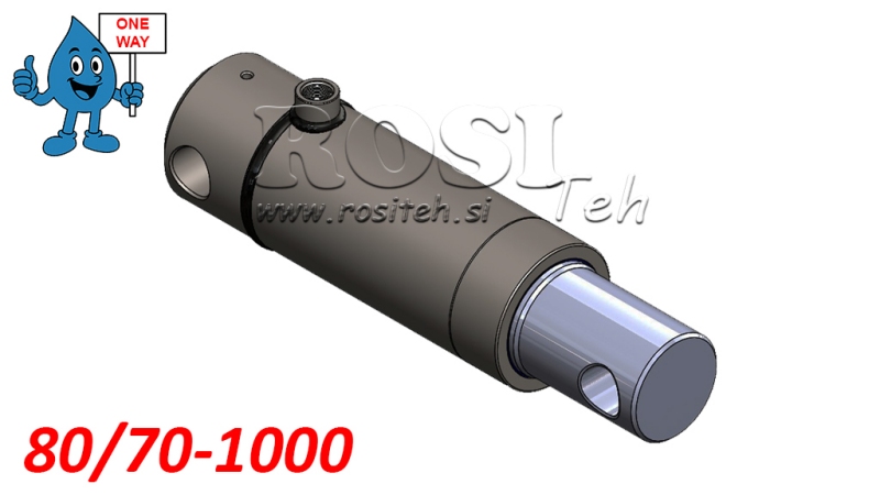 CYLINDER HYDRAULICZNY MONO 80/70-1000