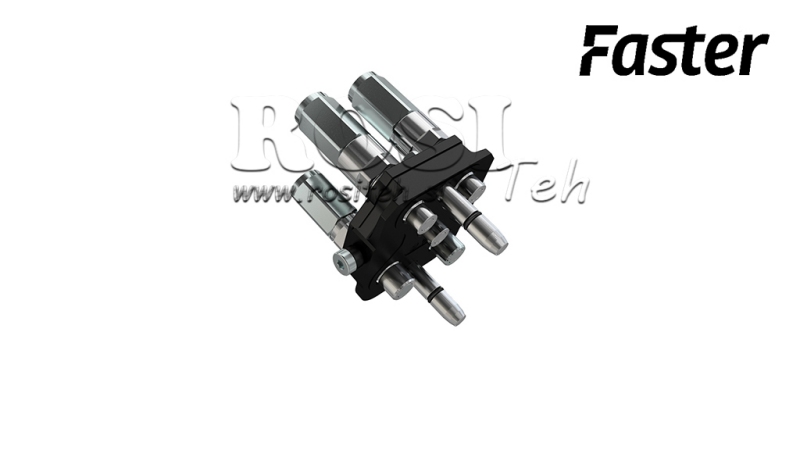 ΣΥΝΔΕΣΗ MULTI-FASTER 5ΔΡΟΜΗ BSP 3×1/4 2×3/8 ΚΙΝΗΤΟ ΜΕΡΟΣ