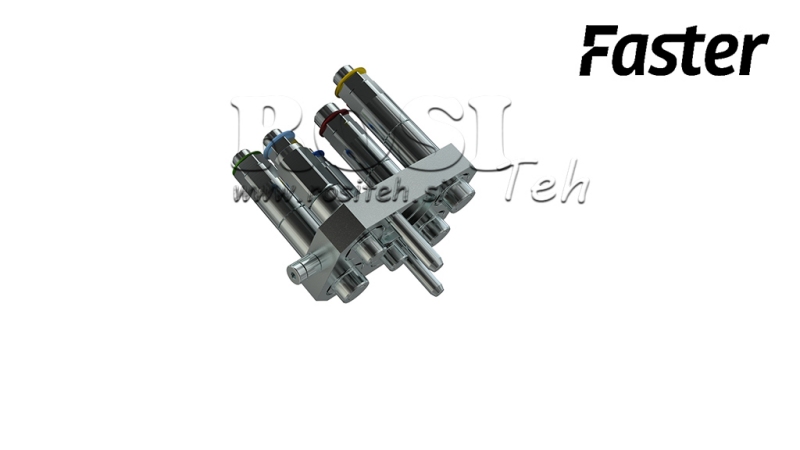 ΣΥΝΔΕΣΗ MULTI-FASTER 3PLK 5ΔΡΟΜΗ BSP 3×3/8 2×9/16 ΚΙΝΗΤΟ ΜΕΡΟΣ