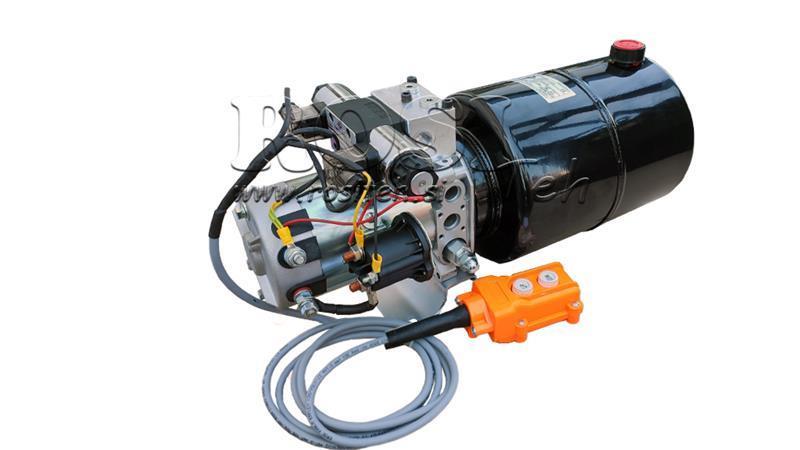 ΜΙΝΙ ΥΔΡΑΥΛΙΚΟΣ ΣΥΝΑΓΩΓΟΣ 24V DC - 2.2kW = 2.1cc - 8 λίτρα - διπλής κατεύθυνσης συναρμολόγηση (μεταλλικό)