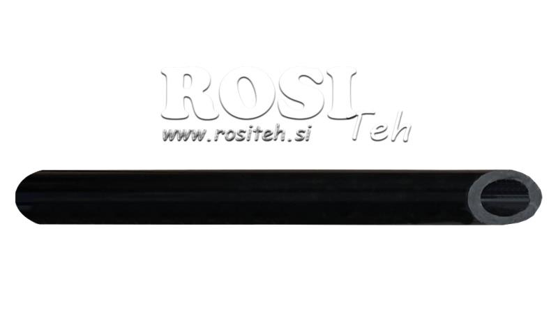 LUFTBREMSERØR RISLAN 12x8 SORT