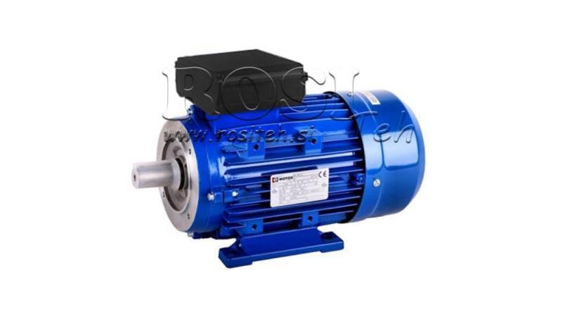 0.75kW-ΗΛΕΚΤΡΙΚΟΣ ΚΙΝΗΤΗΡΑΣ MYT 80 1-2_2760rpm 1Φάση βάση ποδιού-B14