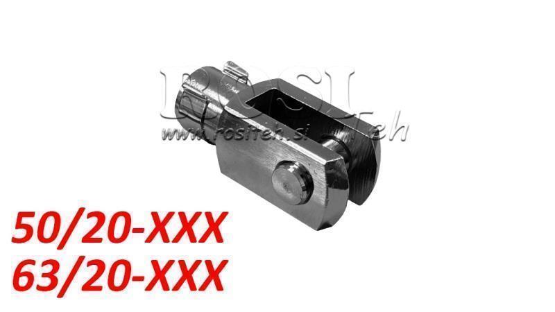 CI MONTERING TIL PNEUMATISK CYLINDER PCAS50/20 - 63/20 (M16x1.5) KLIP