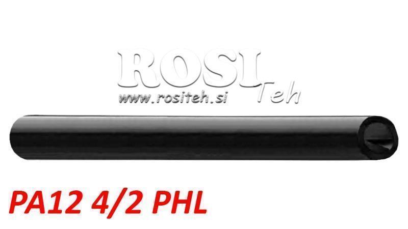 PA 4/2 PA12PHL ΜΑΥΡΟΣ ΑΕΡΟΤΟΜΗ ΠΟΛΥΑΜΙΔΙΟΥ DIN74324