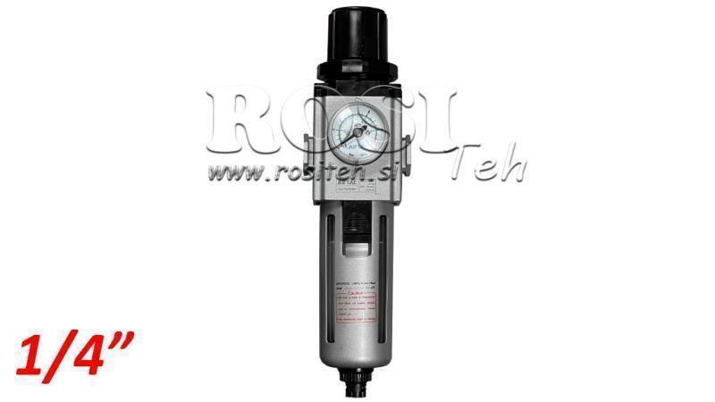 ΠΝΕΥΜΑΤΙΚΟΣ ΦΙΛΤΡΑΡΑΣ ΡΥΘΜΙΣΤΗΣ 200 G1/4 40µ 0-10b